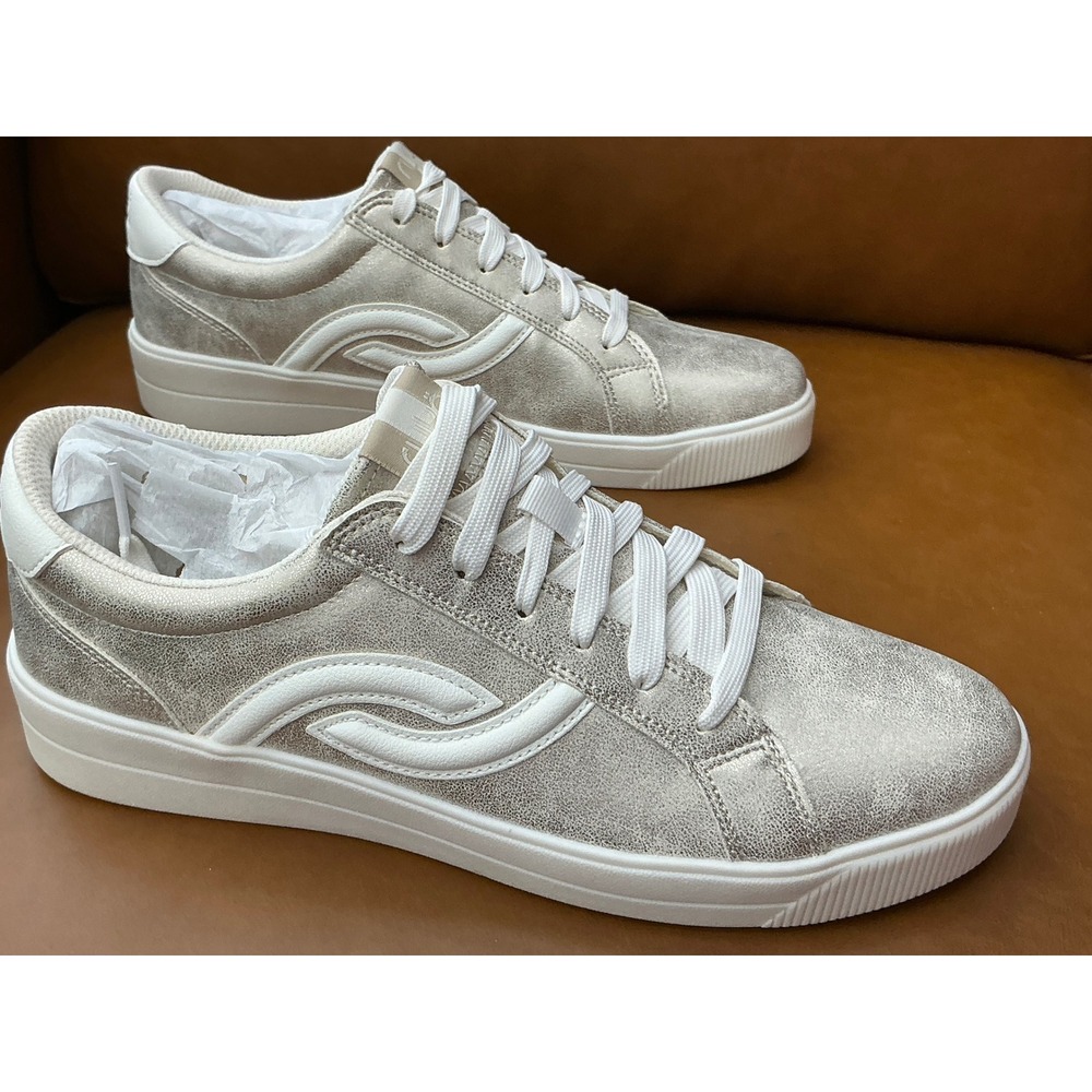 Ryka Viv Next Sneakers Womens 10 Gold Like New Metallic Casual Walking Shoes